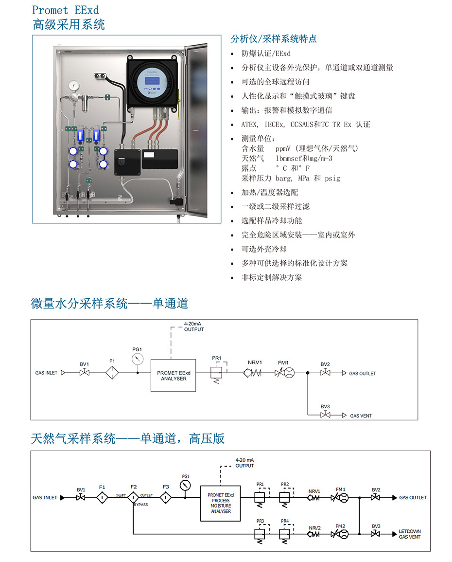Promet EExd 過程水分分析儀