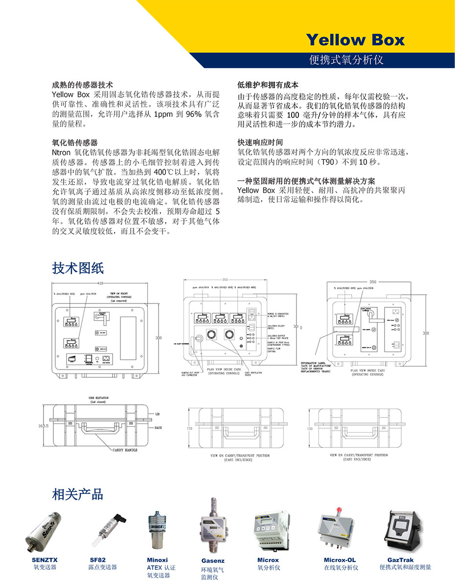 Yellow Box便攜式氧分析儀